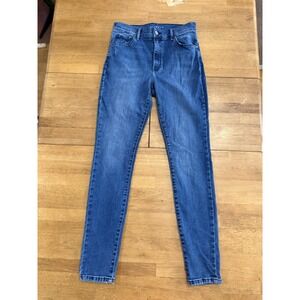 Mott & Bow Jeans Womens 29x30 High Rise Skinny Blue Denim